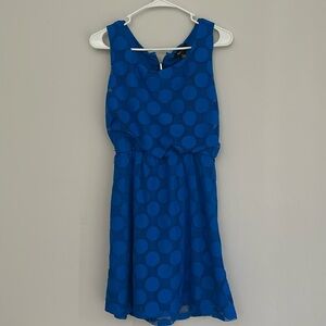 Blue Polka Dot Dress